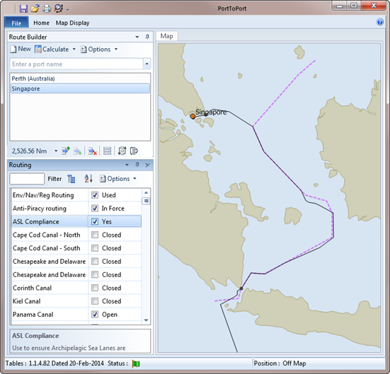 ASL Compliant Routing