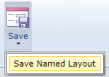 Save Layout Button With Dropdown