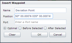 Route Editing - Insert Waypoint