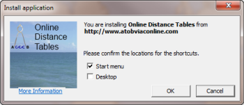 OOB Install Dialog