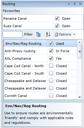 Routing Control