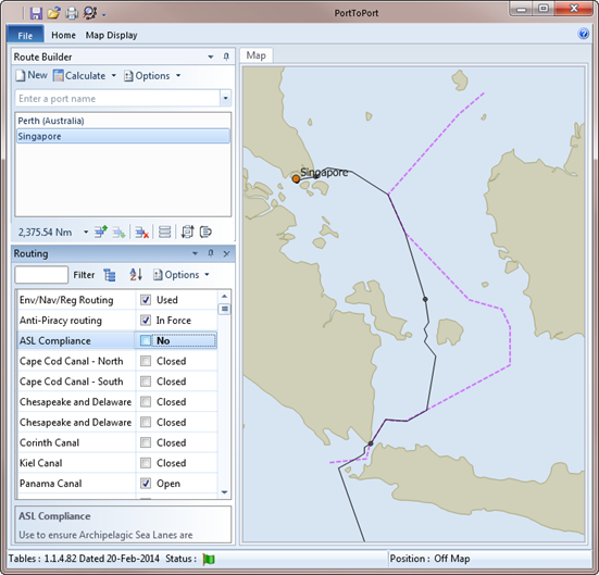 ASL Compliant Routing Disabled