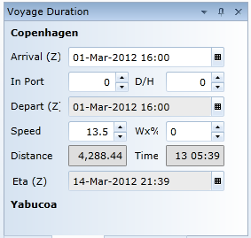 Voyage Duration 1